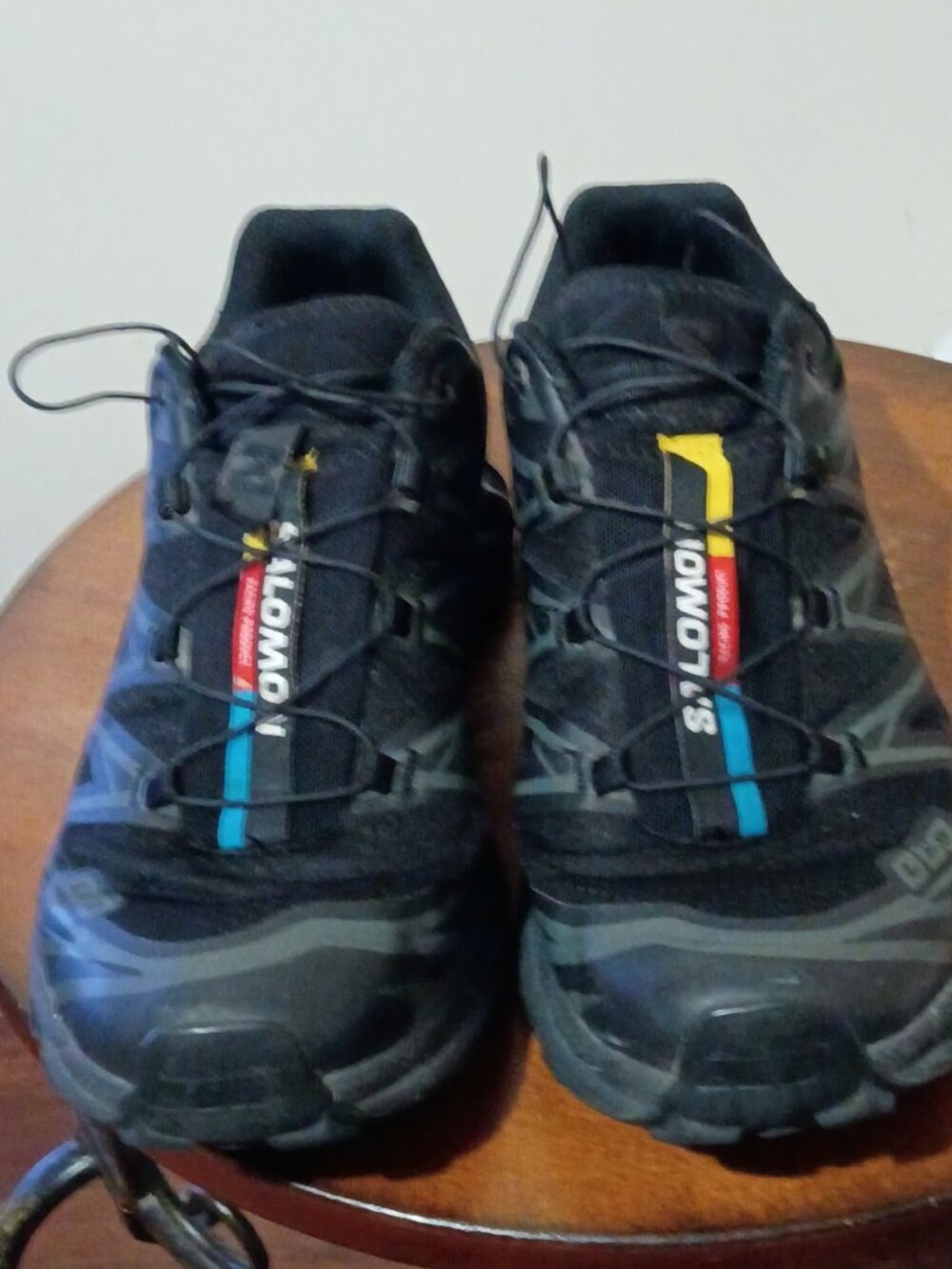 Salomon XT-6 Men's Black Low Top Lace-Up Athletic Sneakers Style 410866 Size 8 - Picture 4 of 16